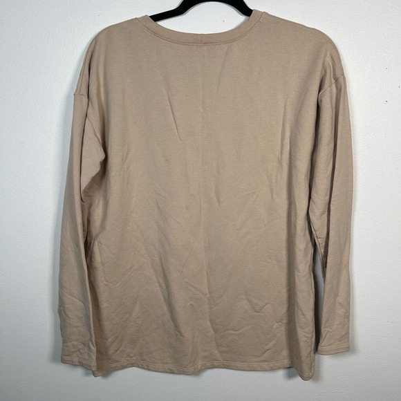Thom Kelly Charlotte Sweatshirt Oatmeal Women's Size Small Athleisure - Picture 5 of 8